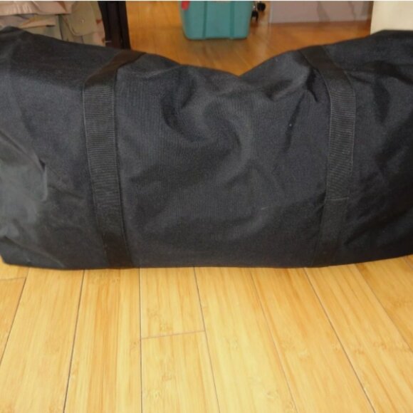 LARGE NIGHT OPS BLACK OPS MILITARY QUICK GRAB BLACK DUFFLE BAG USA MADE LD 4011 - Picture 2 of 11